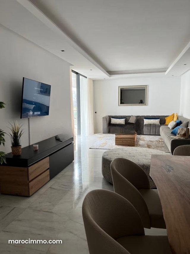 Appartement meublé 129m2avec terrasse au quartier Anfa City — 4