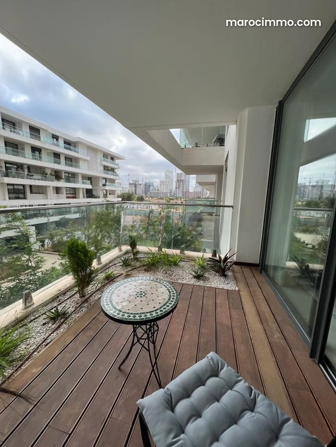 Furnished Apartment with Terrace in Casablanca Finance City — Casablanca