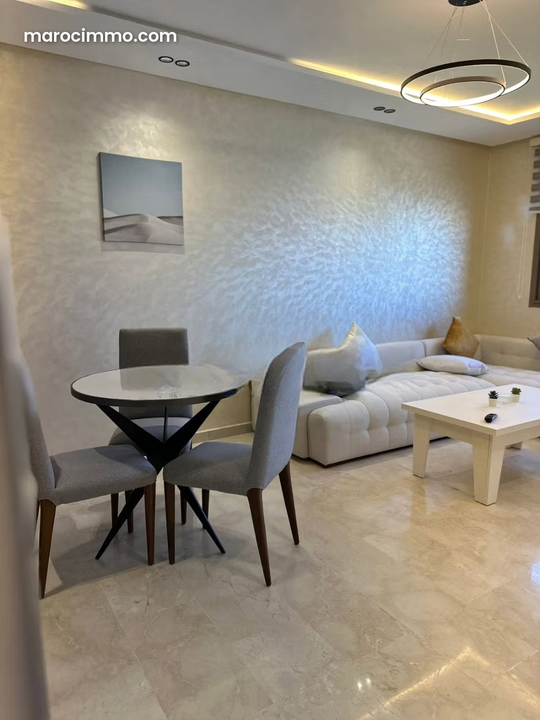 Appartement meublé avec terrasse, Malabata, Tanger, location courte durée — Tanger