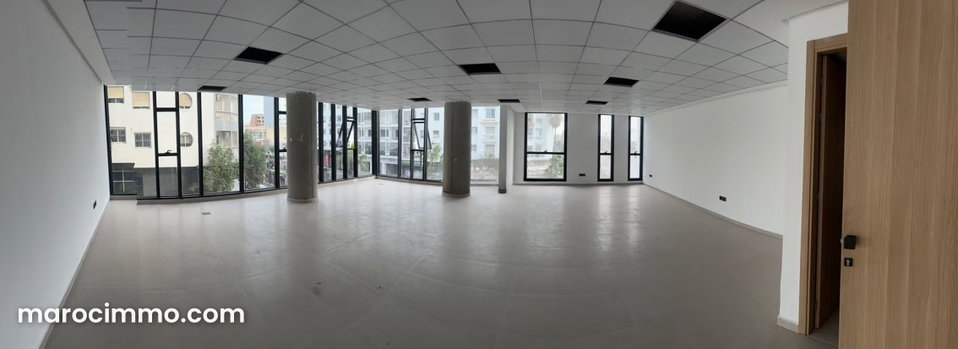 Location plateau bureau sur Boulevards Abdelmoumen