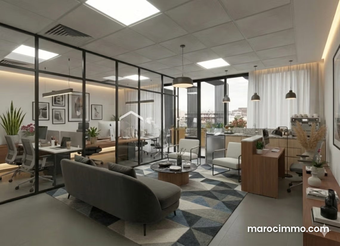 113 sqm Office with Terrace for Rent in Beauséjour, Casablanca — Casablanca