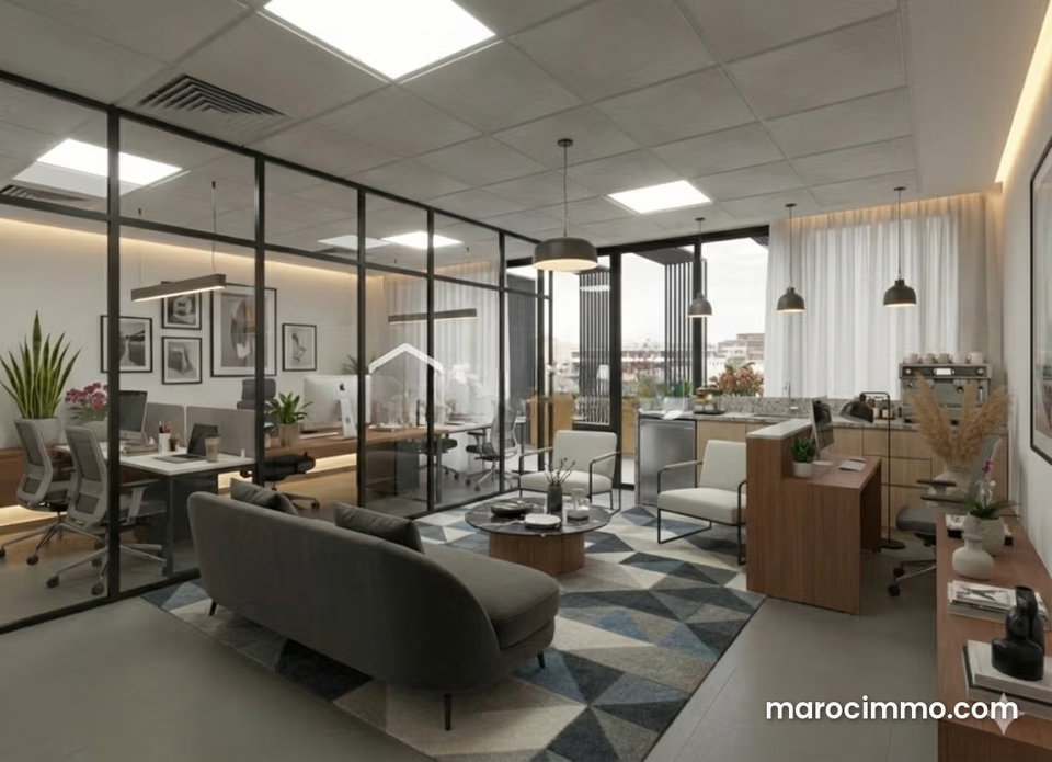 Bureau de 113 m² à Casablanca