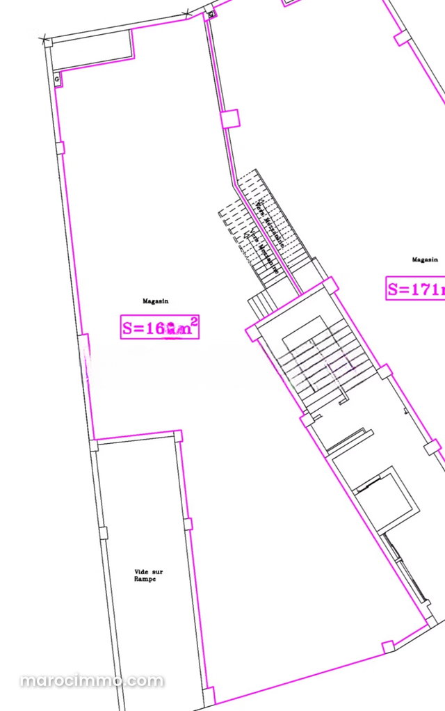 Local commercial 254m2 riviera — 5