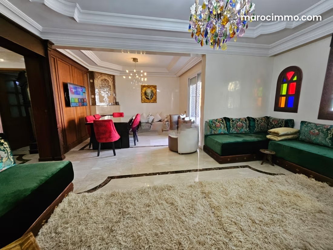 Furnished 4-room apartment for rent in Racine, Casablanca — Casablanca