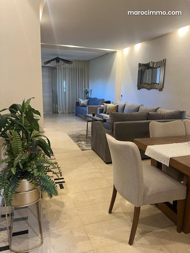 Location d'un appartement à Agdal. 2 chambres agréables. Bien meublé — 4