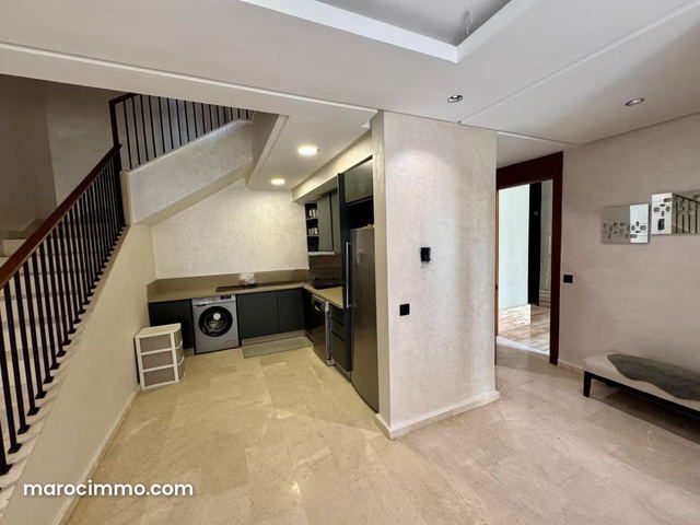 Duplex meublé vue piscine & jardin – Ville Verte — Bouskoura