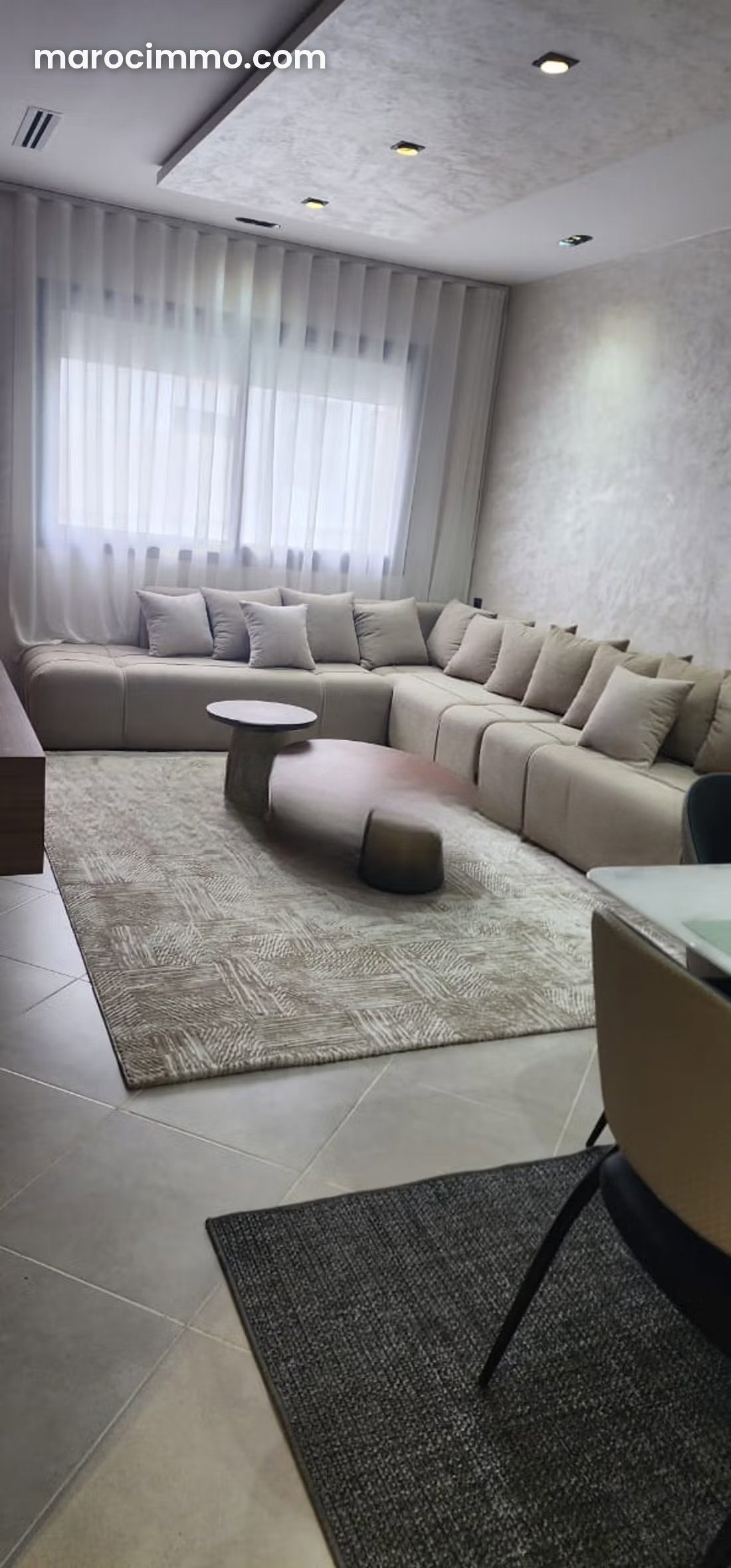 Furnished Apartment with Terrace in Branes 2, Tangier — Tangier