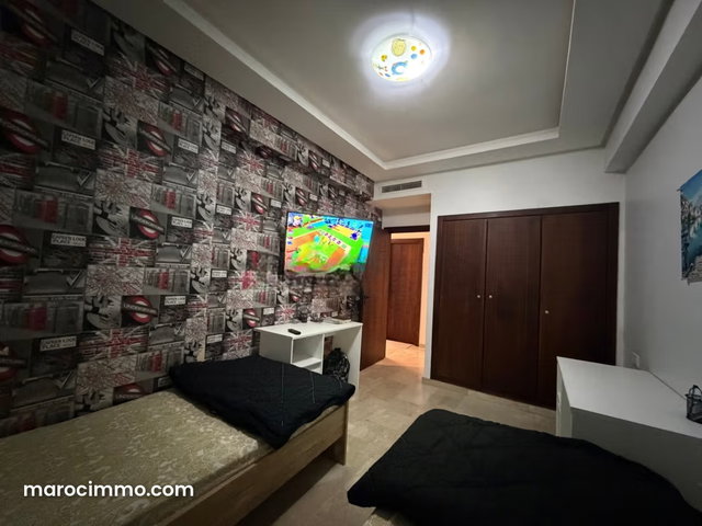 Rent this apartment in Nouaceur. 102 m² surface area. Fully furnished — 5