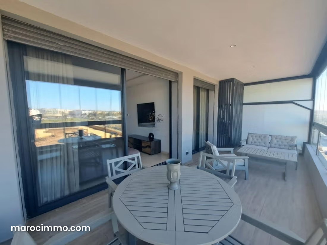 Furnished 58 m² Apartment, 18 m² Terrace, Casablanca Finance City — Casablanca