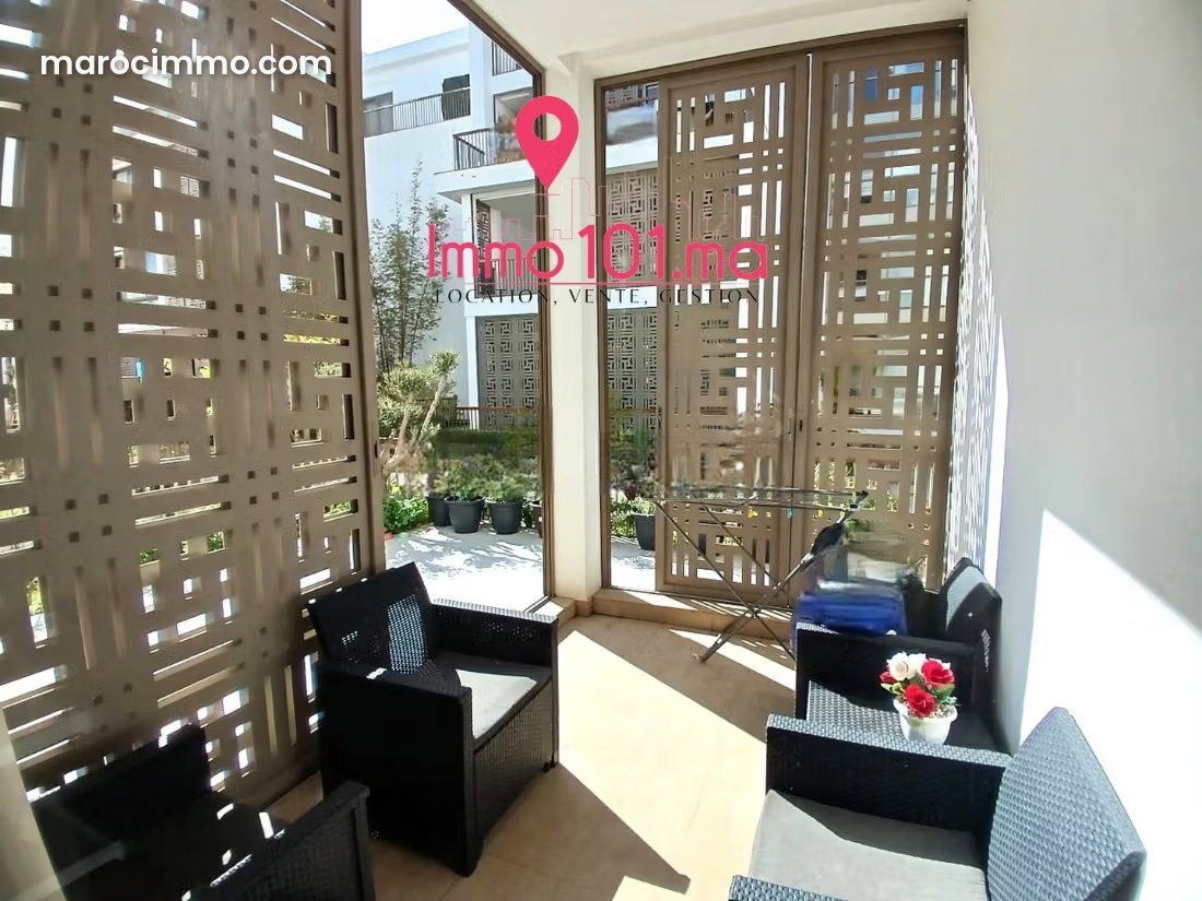 Appartement spacieux à Bab Al Bahr Salé avec terrasse — Salé