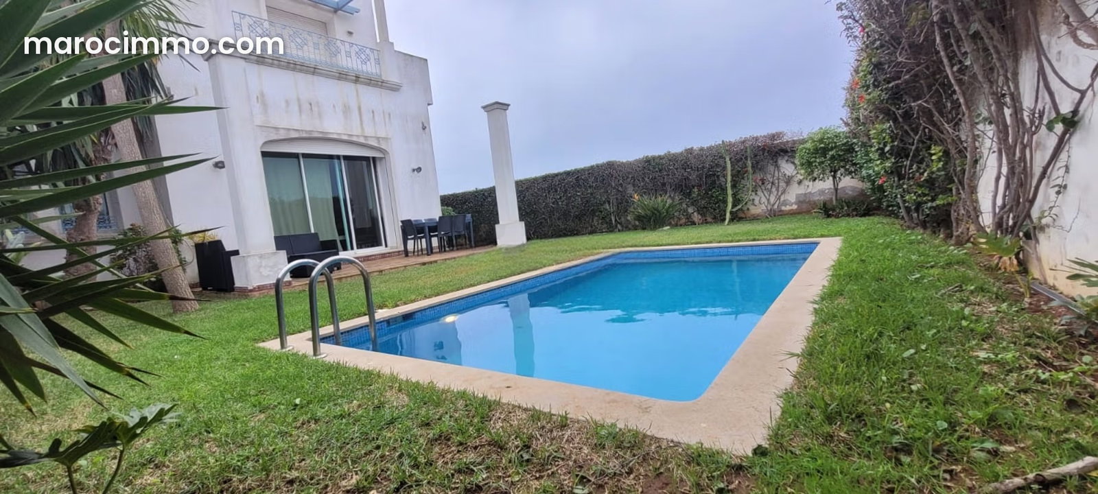 Furnished 420 m² Villa with Sea Views, Pool and Garden in Aïn Diab — Casablanca