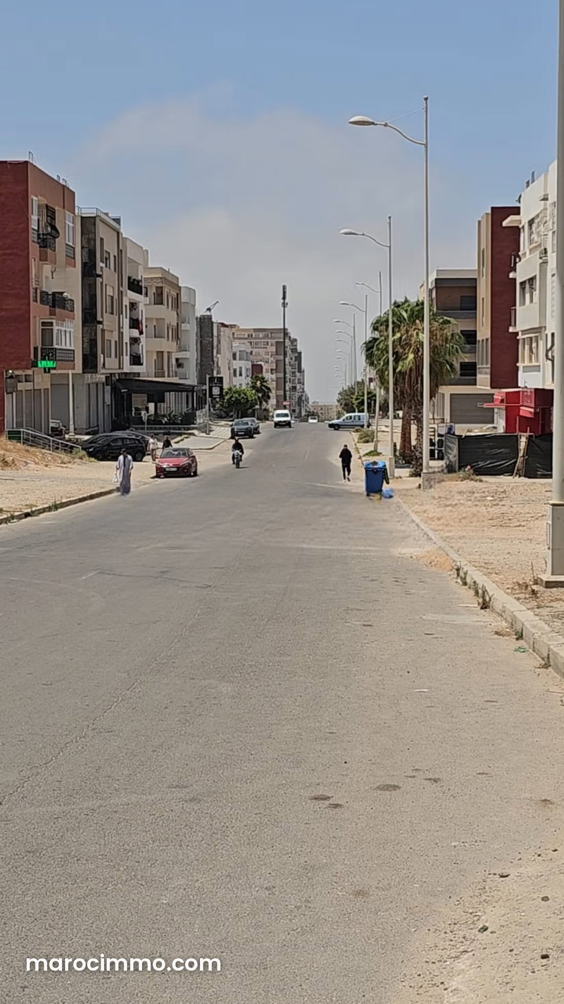 Terrain double façade à bâtir Hay Mohammadi Agadir — Agadir