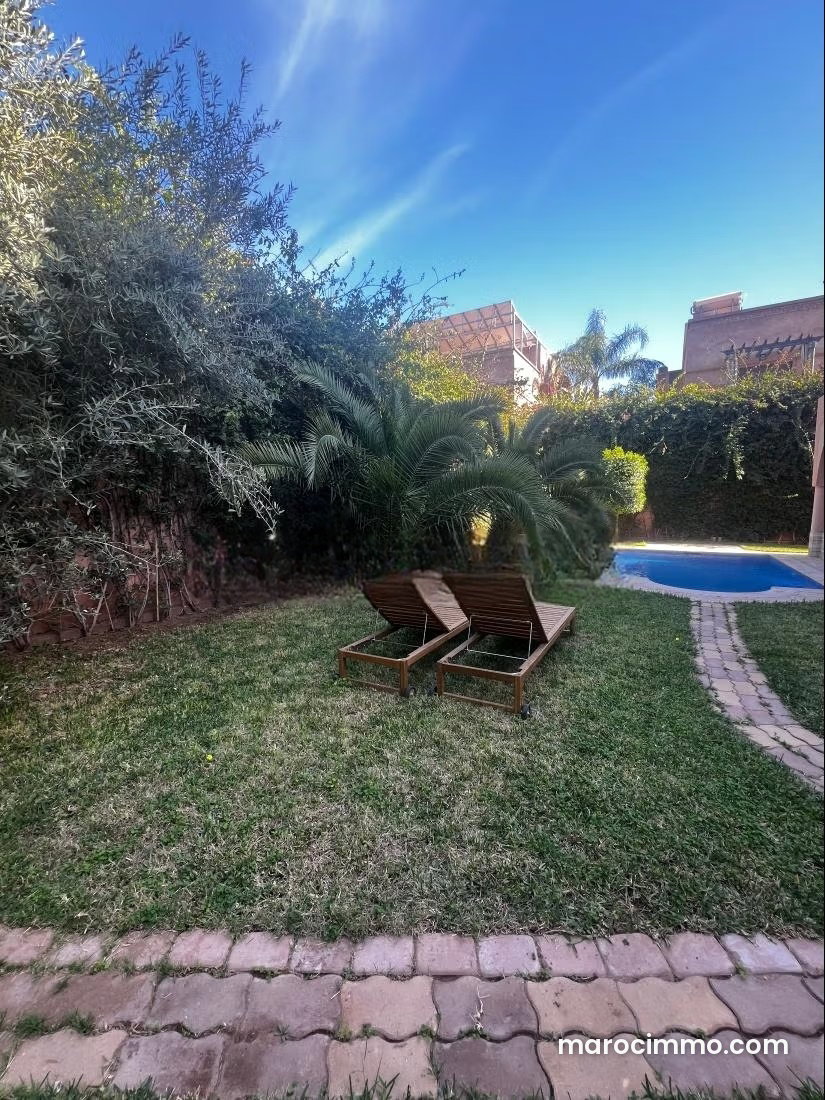 Furnished villa with swimming pool for rent, Hay Targa, Marrakech — Marrakesh