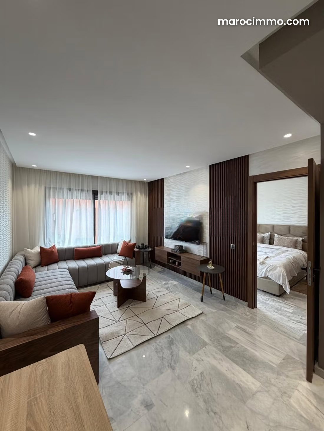 Furnished 50 m² Apartment, 1 Bedroom, Oasis, Casablanca — Casablanca