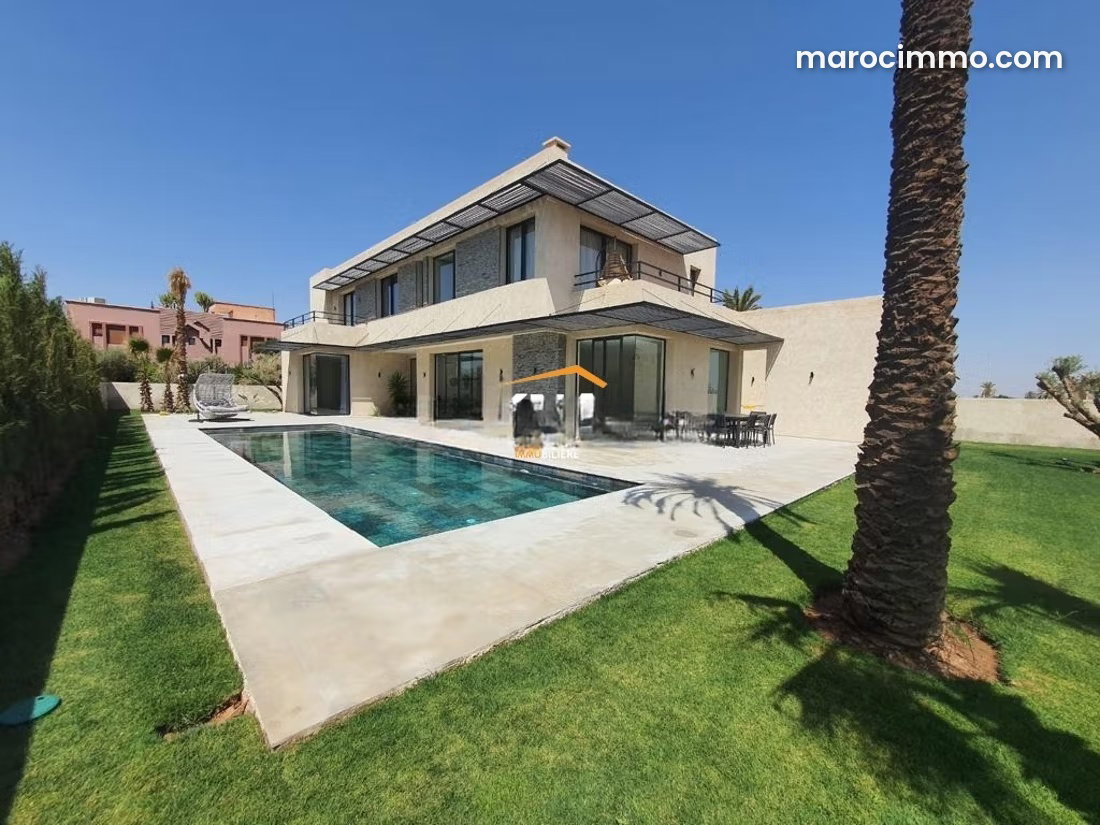 Villa contemporaine 440 m², golf Amelkis, Marrakech — Marrakech