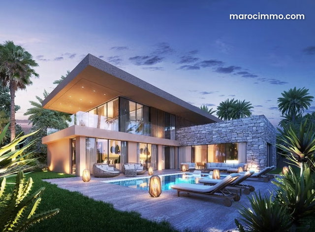 Contemporary Villa with Atlas View, Marrakech — 3