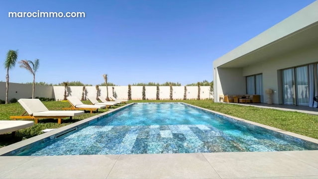 Villa moderne neuve avec vue Atlas, Marrakech — 2
