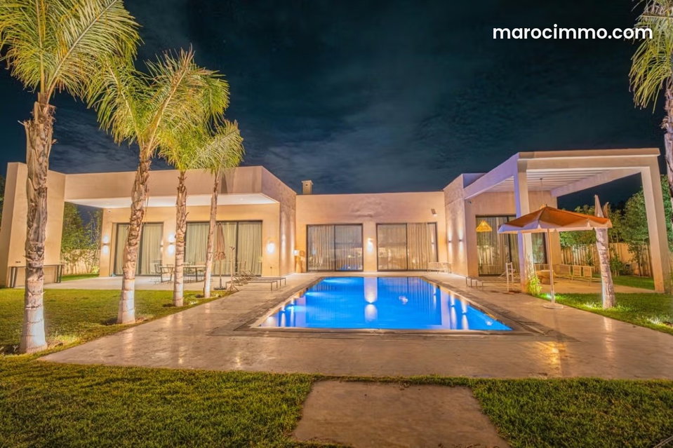 Route de l'Ourika: Villa de luxe à vendre meublée, 5 Suites,