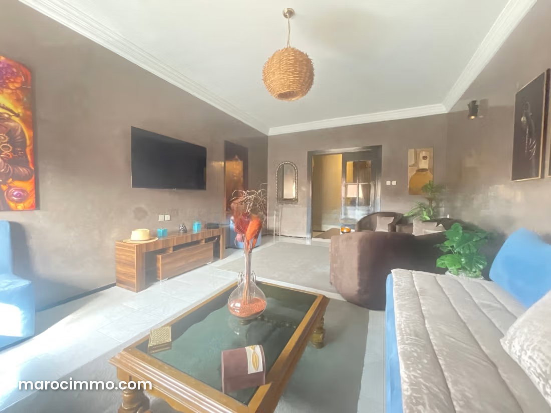 Appartement 104 m², 2 chambres, meublé et climatisé, Allal El Fassi — Marrakech