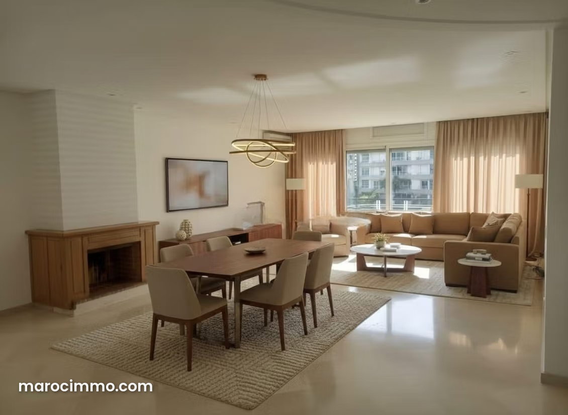 4-Room Apartment with Terrace, Racine, Casablanca — Casablanca