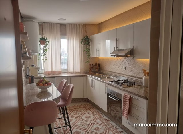 3-Bedroom Apartment for Long-Term Rent in Racine Casablanca — 3