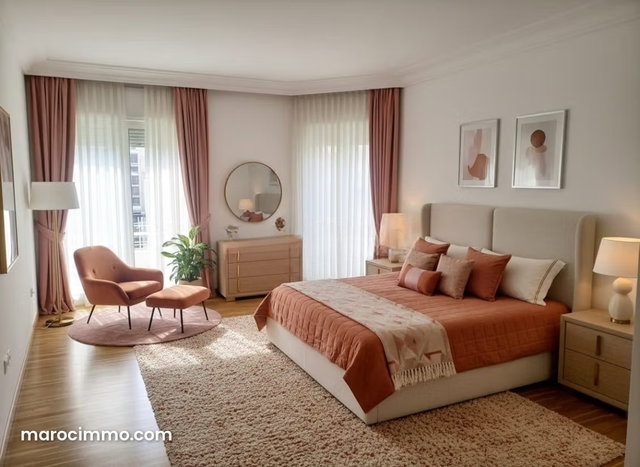 3-Bedroom Apartment for Long-Term Rent in Racine Casablanca — 2