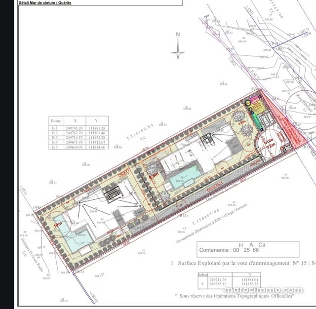 À vendre – Terrain titré de 2 566 m² sur la route d’Amizmiz, Marrakech — 2