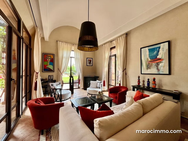 Belle villa Arabo andalouse à vendre Marrakech — 3