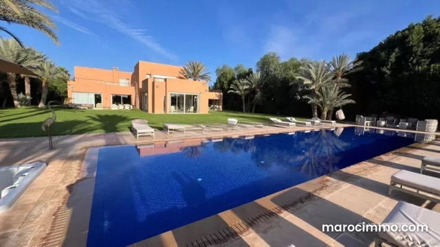 Magnificent Golf Front Villa with Atlas View in Marrakech — Marrakesh