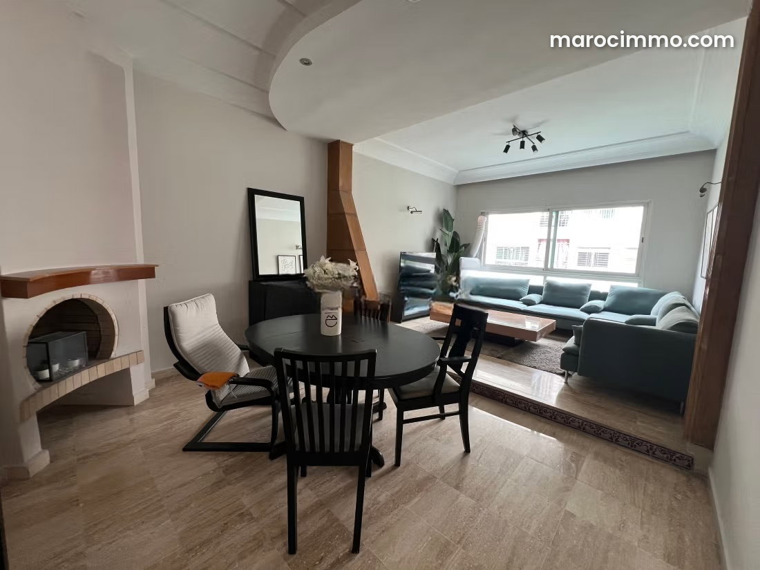 Furnished 100 m² Apartment, 2 Bedrooms, Beauséjour, Casablanca — Casablanca