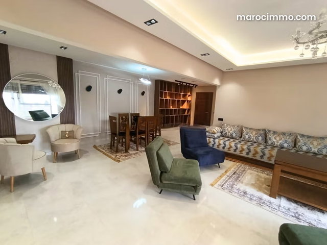 Appartement meublé rénové Résidence fermée avec piscine – maarif romandie — 5