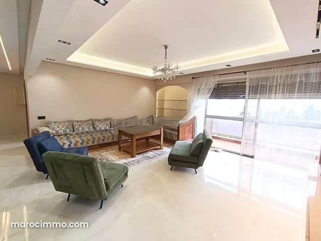 Appartement meublé rénové Résidence fermée avec piscine – maarif romandie — 2