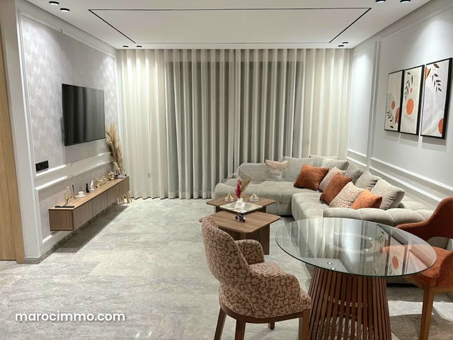 Studio neuf premium de 73 m² avec grande terrasse à louer – Quartier des Hôpitaux — الدار البيضاء