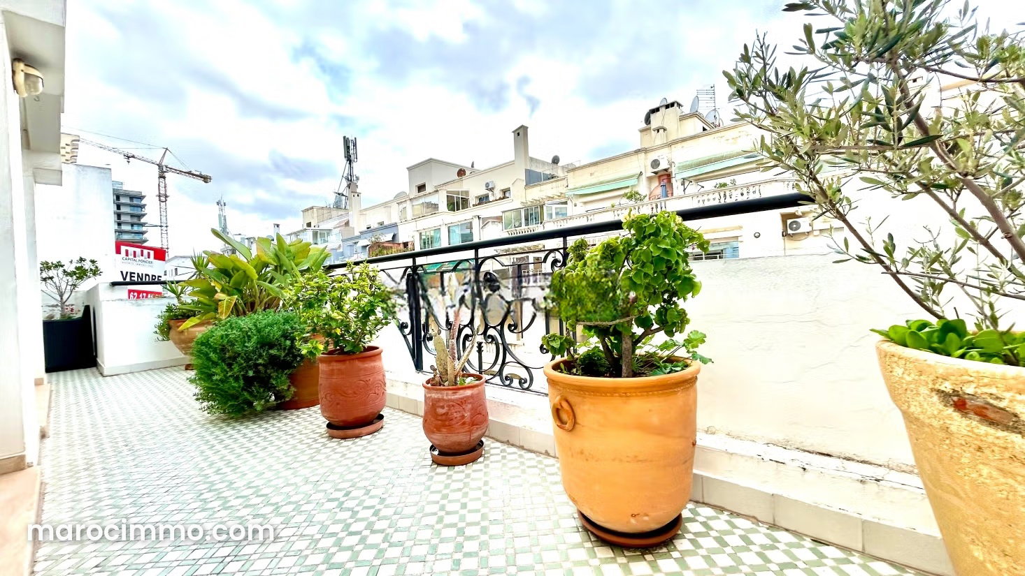 240 m² Duplex with Terraces for Rent in Racine, Casablanca — Casablanca