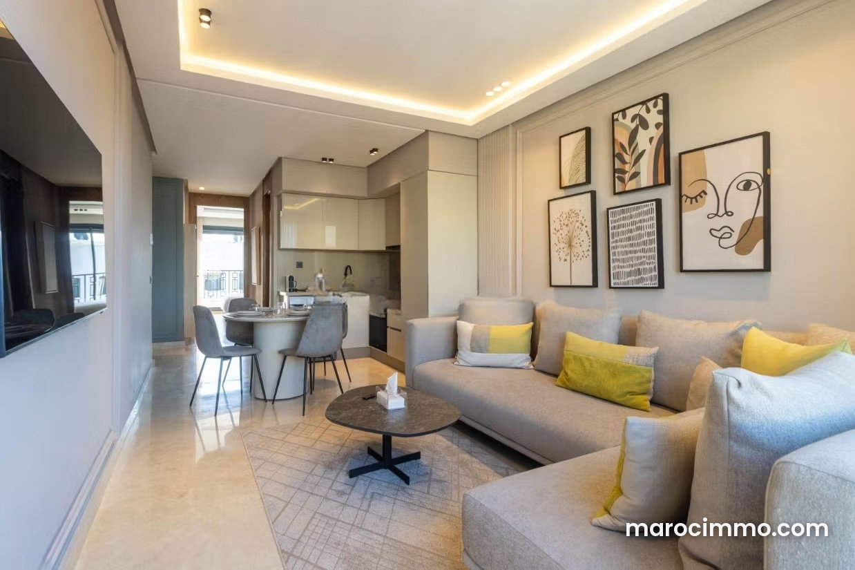 Studio meublé avec terrasse et piscine aux Princesses Casablanca — Casablanca