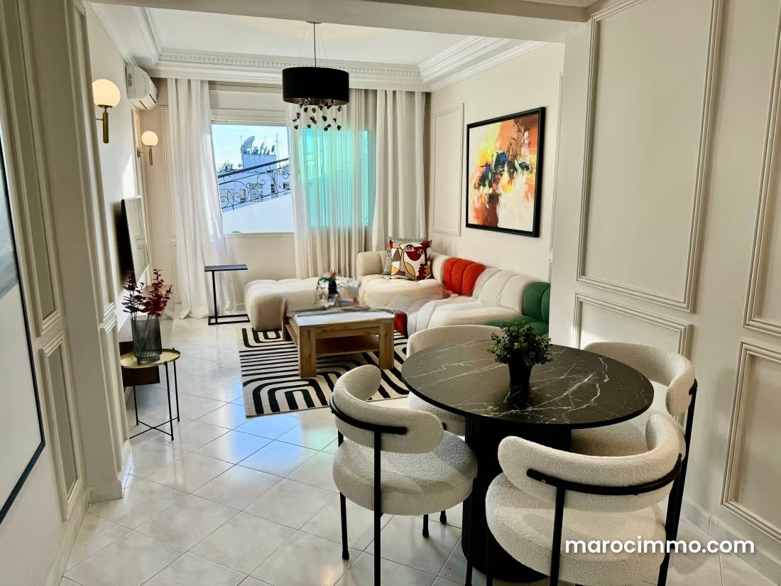 Appartement meublé 95 m² avec terrasse sud à Agdal Rabat — Rabat