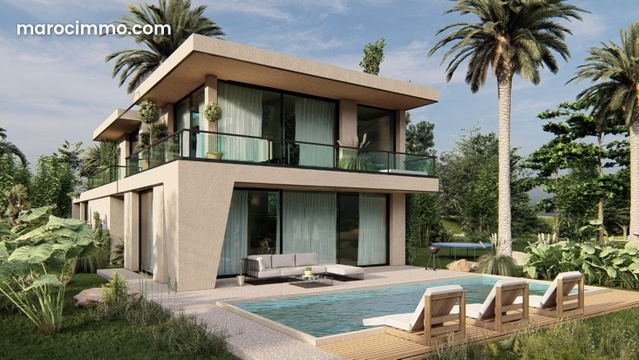 Villa contemporaine avec vue Atlas, Marrakech — مراكش