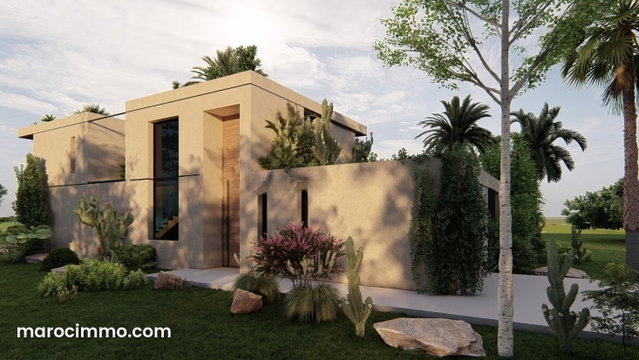 Villa contemporaine avec vue Atlas, Marrakech — 4