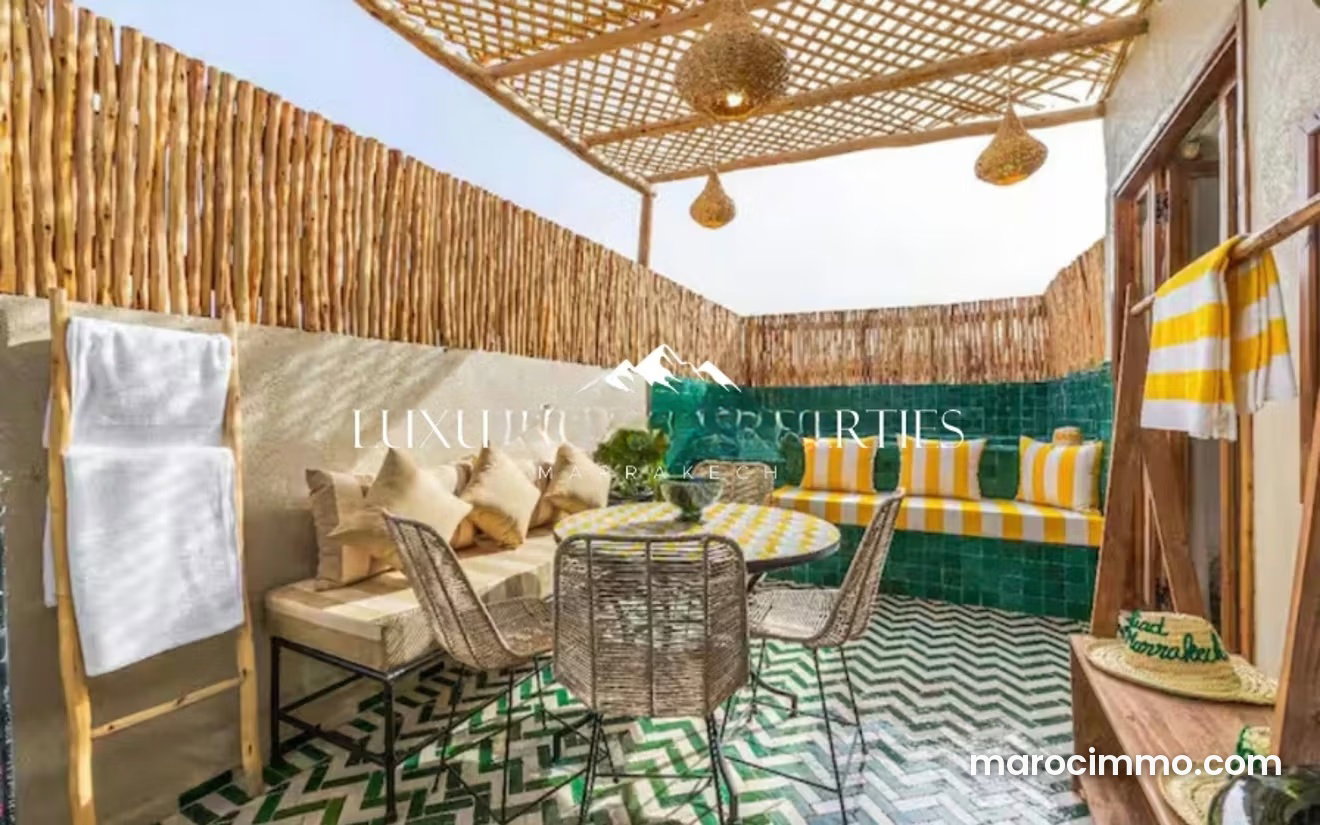 Riad meublé 3 chambres, médina de Marrakech, Ben Saleh — Marrakech