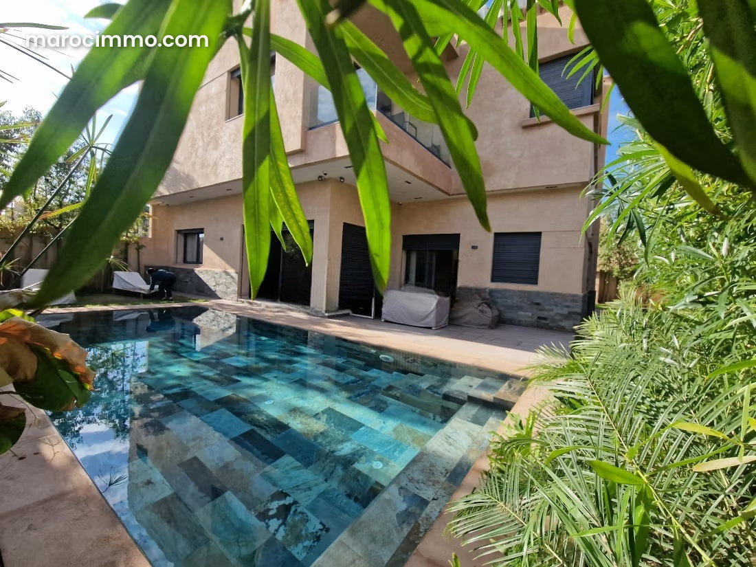 350 m² Villa, Tahanaout Road, Marrakech, Furnished Rental — Marrakesh