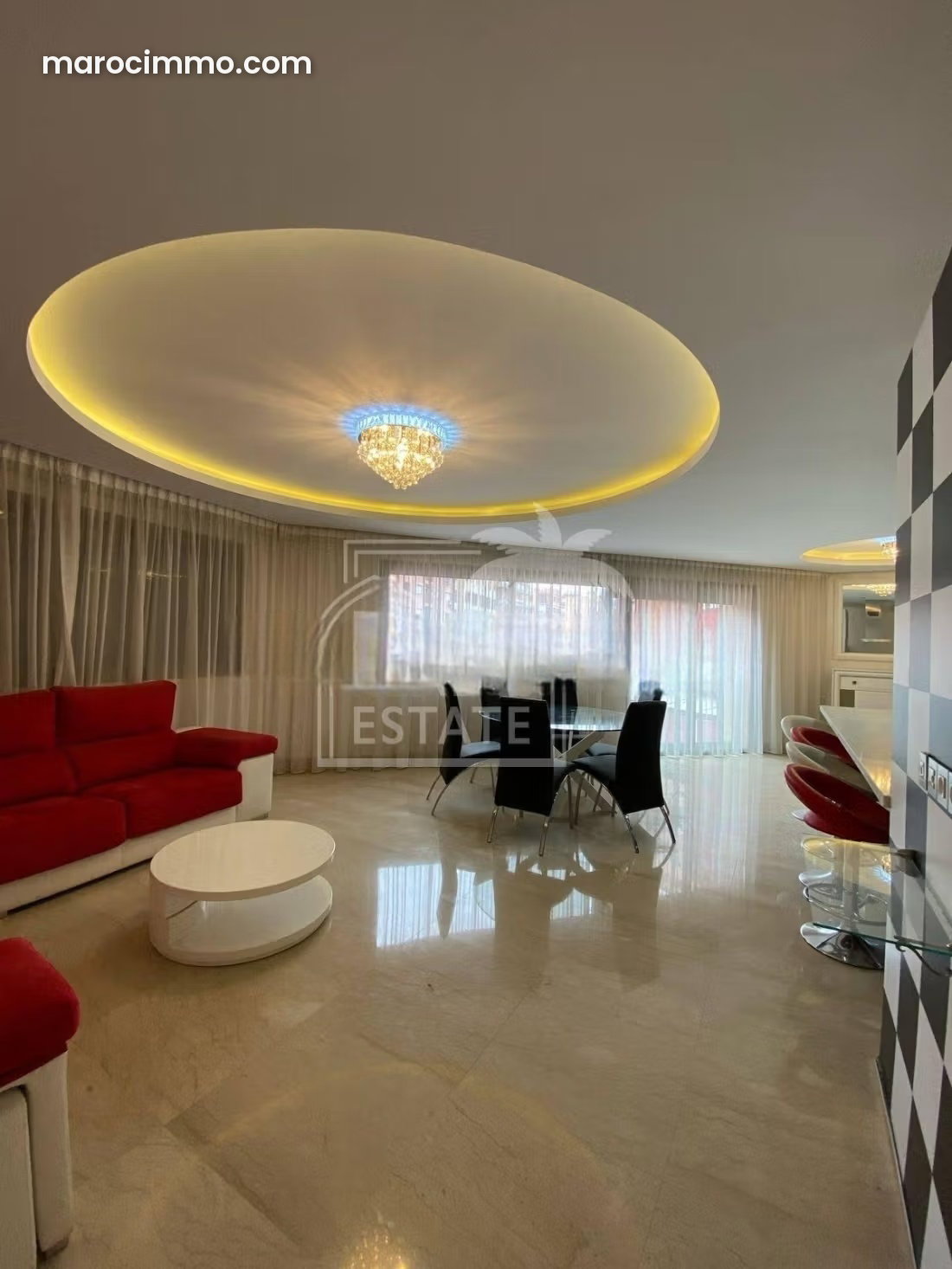 Furnished apartment with terrace for sale in Gueliz, Marrakech — Marrakesh