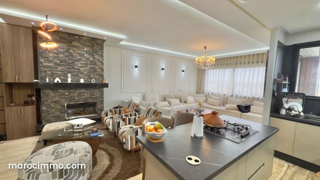 Appartement meuble 3ch de 143m2 almaz — الدار البيضاء