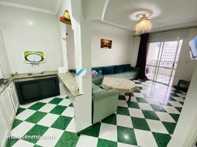 À vendre – Appartement avec grande terrasse – Résidence avec piscine – Corniche de Tanger — 2