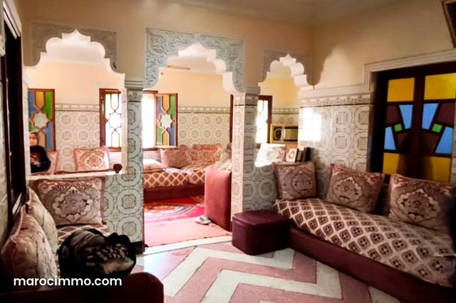 Riad titré, 84 m2, fort potentiel maison d hotes — Marrakech
