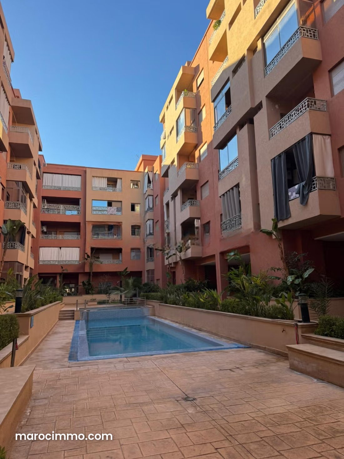 Furnished 78 sqm Apartment with Pool, Casablanca Road, Marrakech — Marrakesh