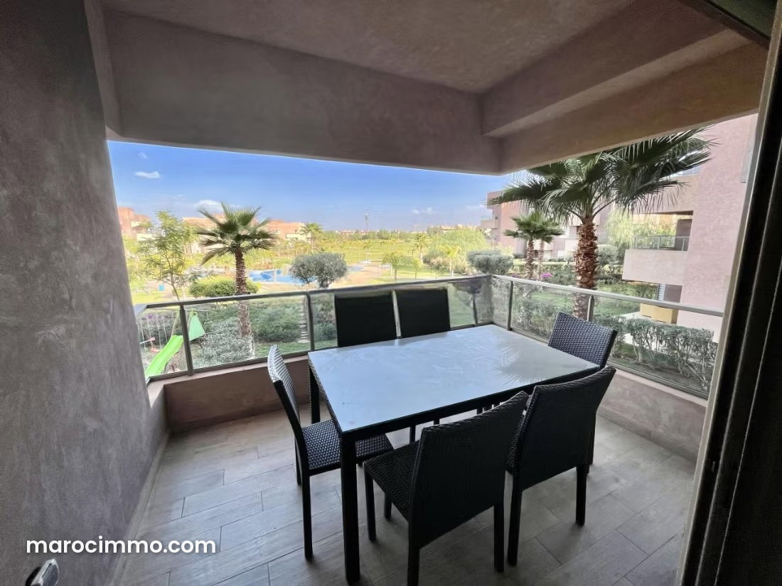 Furnished 2-Bedroom Apartment with Pool, Mohammed VI Avenue, Marrakech — Marrakesh