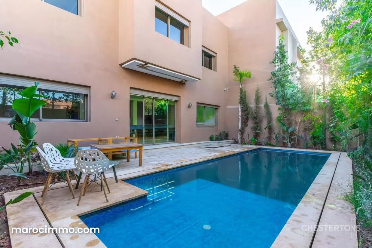 Furnished 5-bedroom villa with swimming pool, Portes de Marrakech — Marrakesh