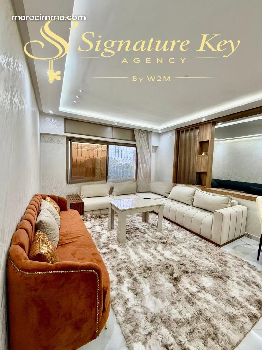 Furnished 3-bedroom apartment with terrace, Iberia, Tangier — Tangier