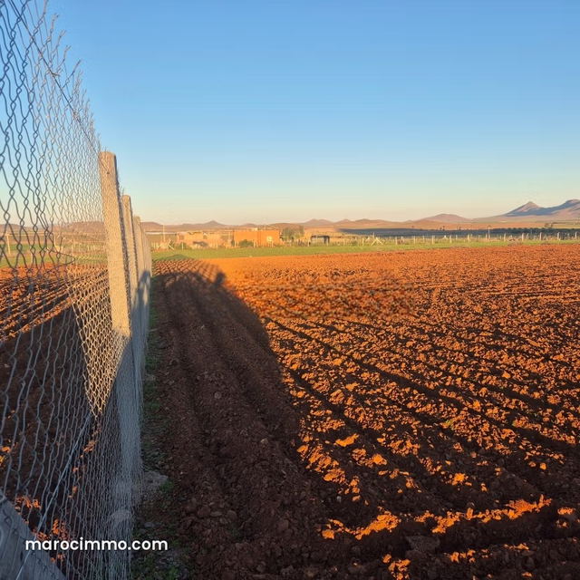 Vente terrain à Route Casablanca. Surface totale 4500 m² — مراكش