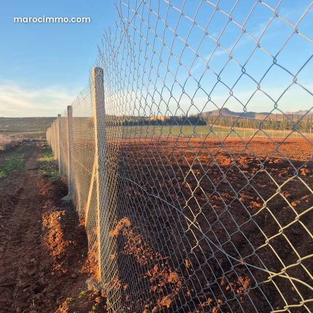 Vente terrain à Route Casablanca. Surface totale 4500 m² — 5